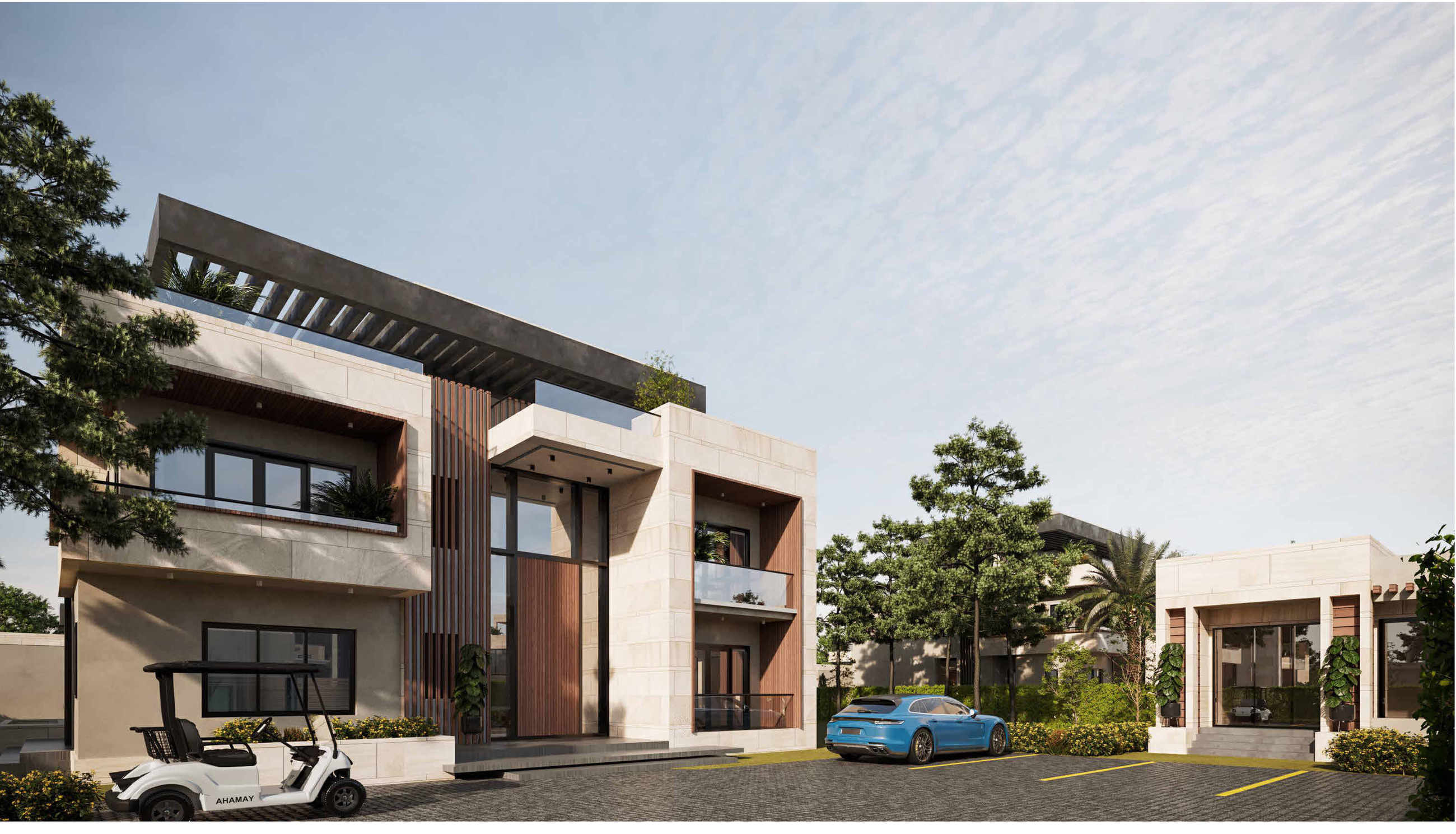 The Lark Residence exterior design visual